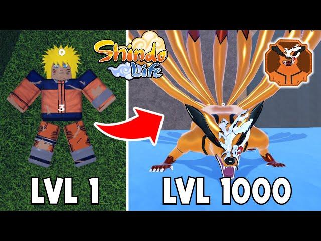 Shindo Life: Noob to Pro Using The New Gen 3 Korama Spirit | Level 1 - 1000