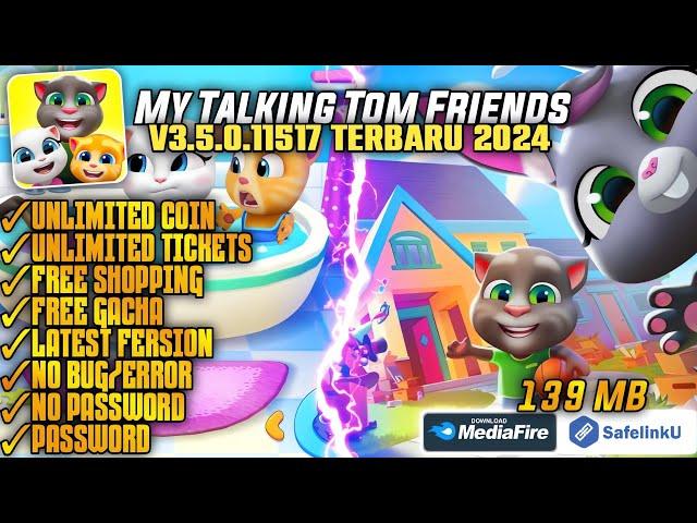 My Talking Tom Friends Mod Apk Terbaru 2024 3.5.0.11517 || No Password