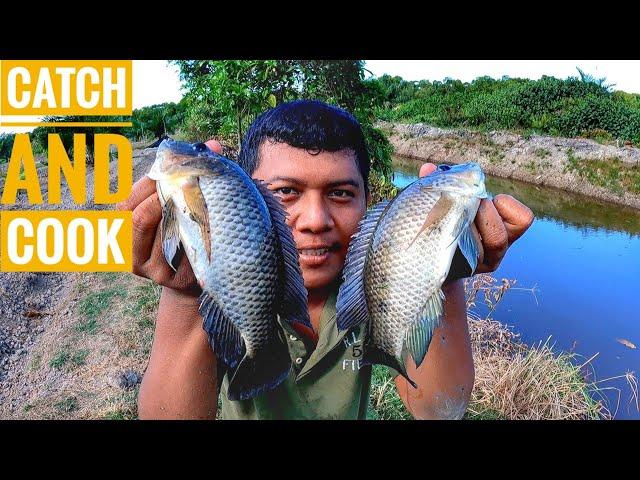 Menjala Ikan Hasilnya Terus Dimasak Lauk Tengah Hari!!CATCH AND COOK!!