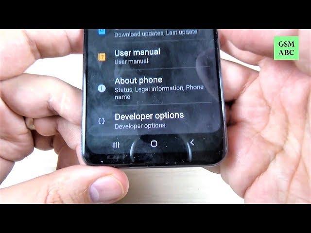 How to Enable Developer Options on Samsung Galaxy A10, A20, A30, A40, A50, A70 & A80 (2019)