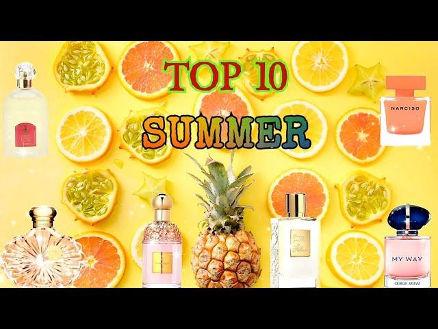 TOP 10 FRESH & CLEAN FRAGRANCES FOR SUMMER 2021 | MY PERFUME COLLECTION