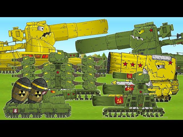 All New Series of the Steel Giants - Collection All Seasons - Cartoons about tanks