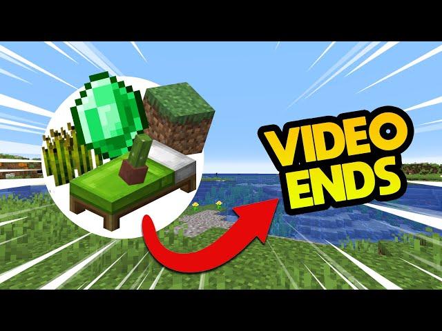 Minecraft, But If I See The Color GREEN The Video Ends...