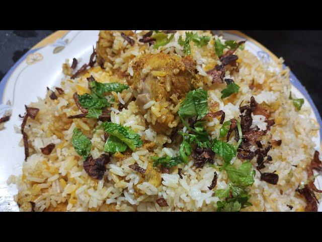 Hyderabadi chicken biryani from khan's kitchen