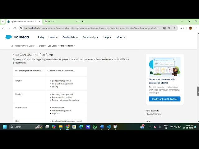 Discover Use Cases for the Platform | Salesforce Platform Basics