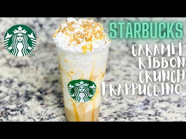 DIY Starbucks Caramel Frappuccino | Starbucks Drinks ar Home | Starbucks Frappuccino Recipe #shorts