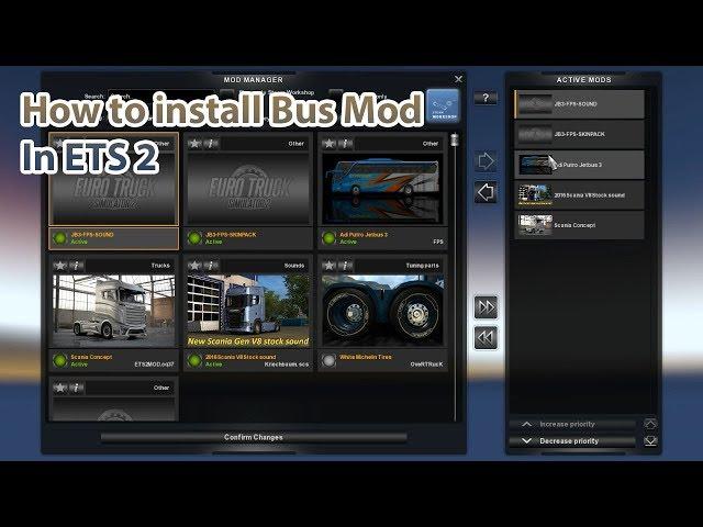 How To Install Bus Mod in Euro Truck Simulator 2