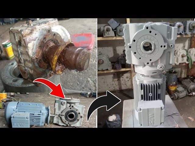 Assembling And Cleaning Process Of 1HP Gear Motor Holo Bore SEW EuroDrive