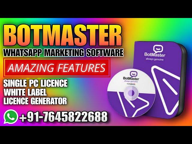 Botmaster Letest Version | The Ultimate Marketing Software | Bot Master Licence Generator