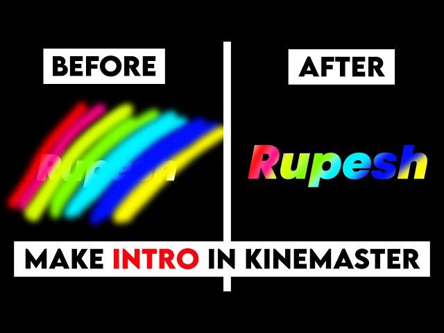 Colour Changing Intro - Make Intro In #kinemaster | Intro Kaise Banaye | How To Make intro - 2023