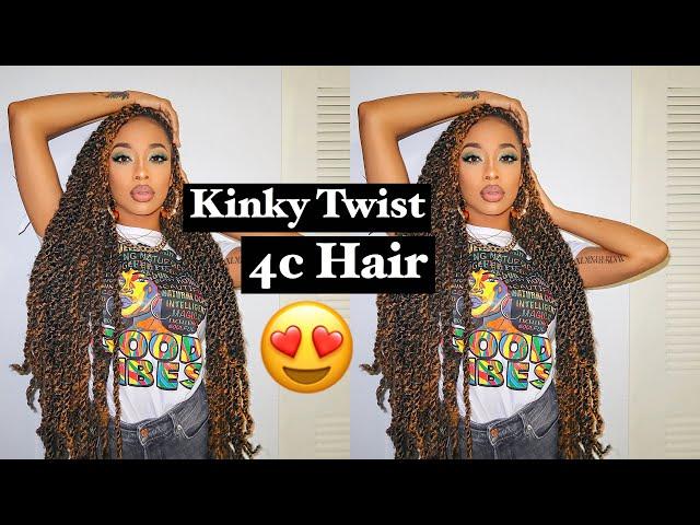 Easy Butt Length Kinky Twist! - ft X-Pression Twisted Up Springy Afro Twist