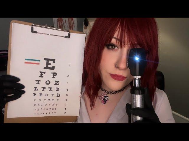 ASMR | Eye Examination For Blurry Vision & Headaches