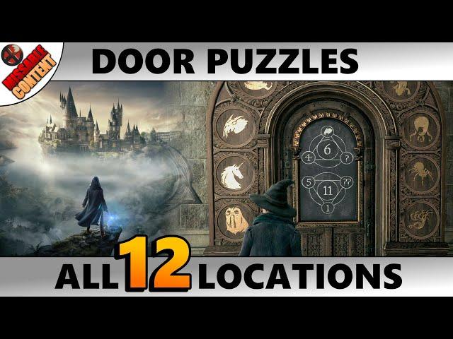 HOGWARTS LEGACY All 12 Door Puzzles (All Puzzle Door Locations & Solutions Guide)