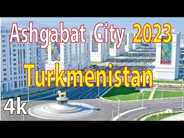 Ashgabat City , Turkmenistan 4K By Drone 2023