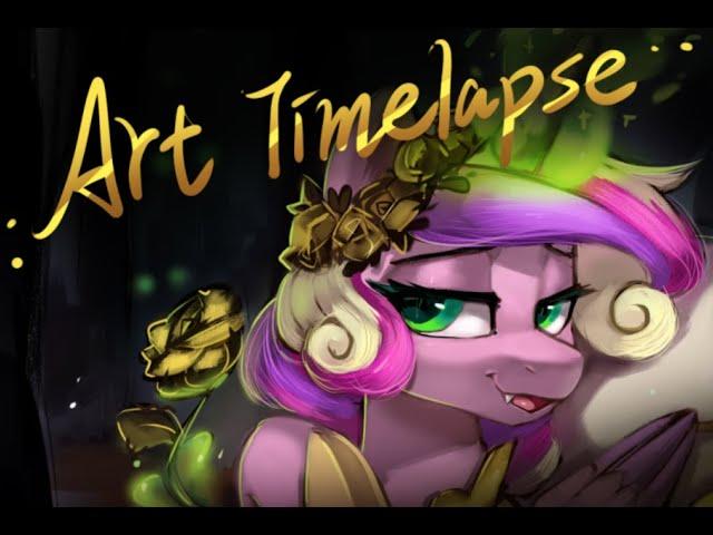 【MLP】Bad Cadence Art Timelapse