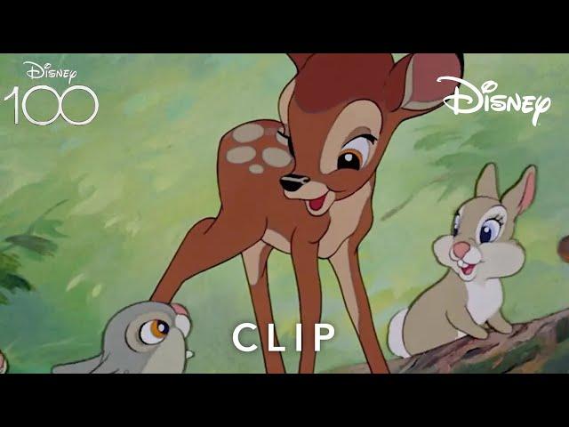 Thumper Teaches Bambi To Walk | Bambi | Disney UK