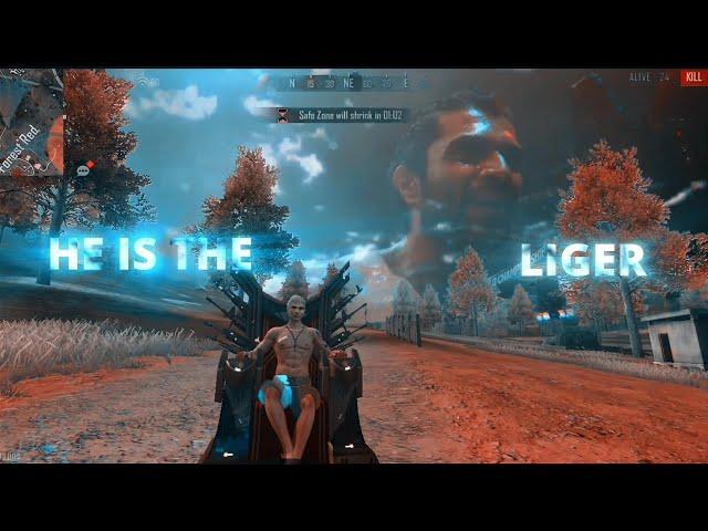 Glimpse of LIGER | Vijay Deverakonda | Free Fire Liger Remix | Kishan ff official #liger #freefire