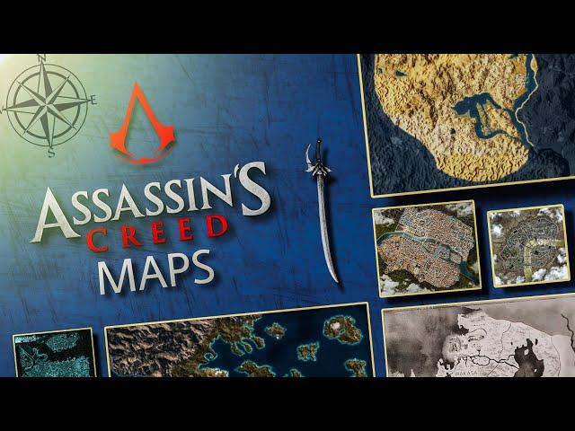 Assassin's Creed : Maps SIZE Comparison (AC:1 to AC:Shadows)