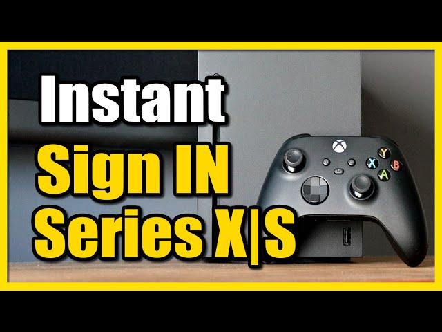 How to Turn ON or OFF Instant Sign IN on Xbox Series X Account (Auto Login)