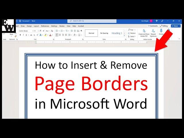 How to Insert and Remove Page Borders in Microsoft Word (PC & Mac)