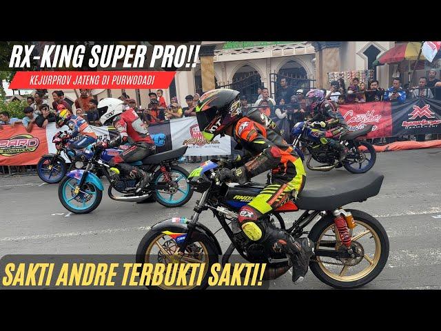 Serunya Road Race RX King Super Pro di Trek Dadakan Alun-Alun Purwodadi‼️