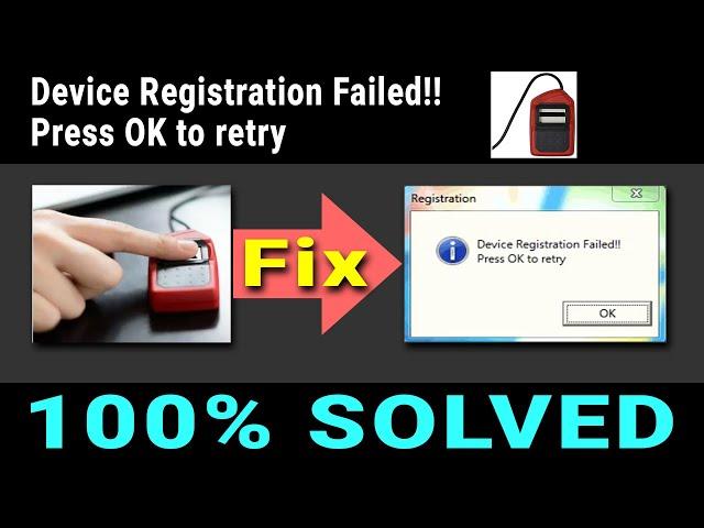 [ MORPHO ] Device Registration Failed Press OK to retry | Morpho Registration failed | ️ 9015367522