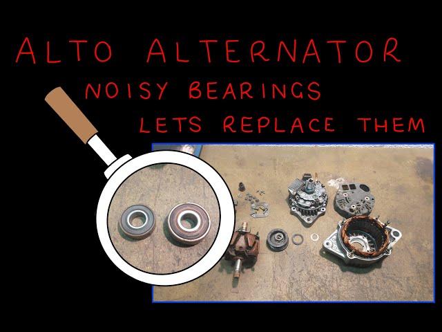 Alternator bearing replacement - Suzuki alto