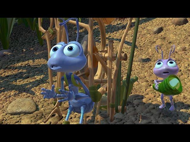 A bug's life (1998 )   Flik's Invention & Little Princess  Scene