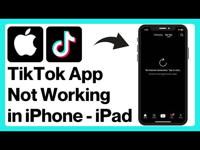 iPhone: How to Fix TikTok App Not Working | TikTok No Internet Connection Problem (2024)