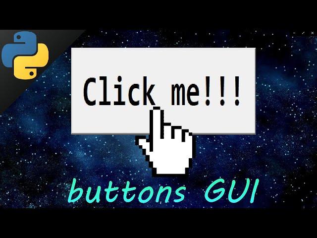 Learn Python tkinter GUI buttons easy ️