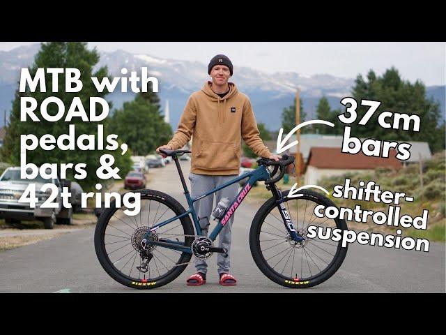 Drop bars at Leadville? 3x Champ Keegan Swenson has 37cm bars on his Highball hardtail