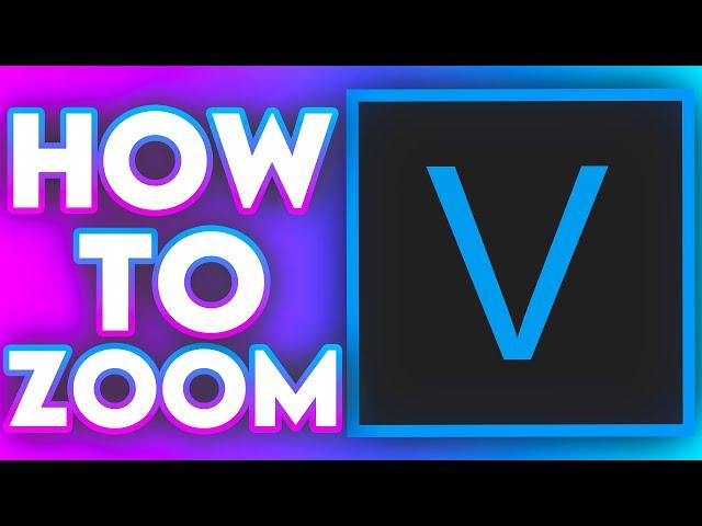 How To ZOOM In Sony Vegas #shorts