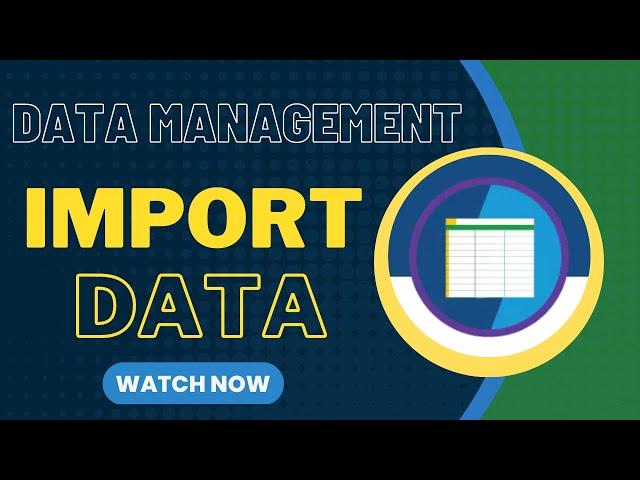 Salesforce Trailhead - Import Data