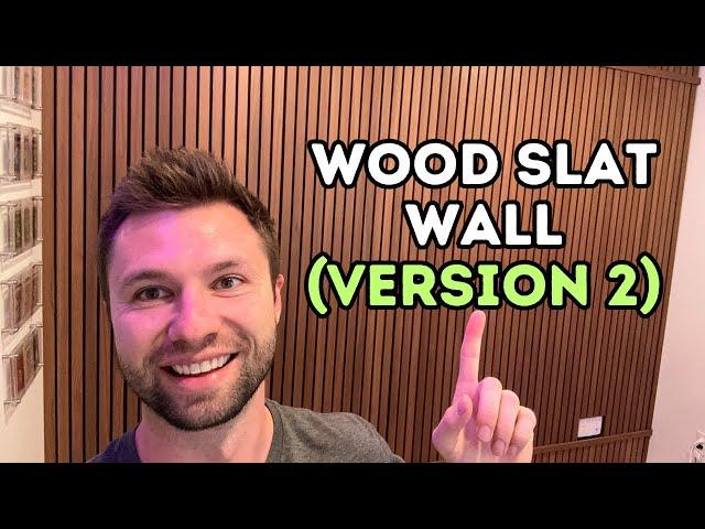 DIY Wood Slat Wall - Using Wood Veneer Hub Panels