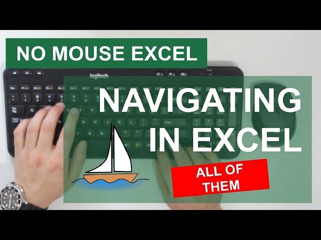 How to Navigate Like a Pro In Excel | No Mouse Excel