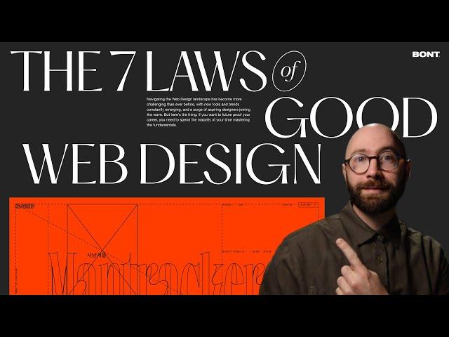 The 7 laws of good Web Design