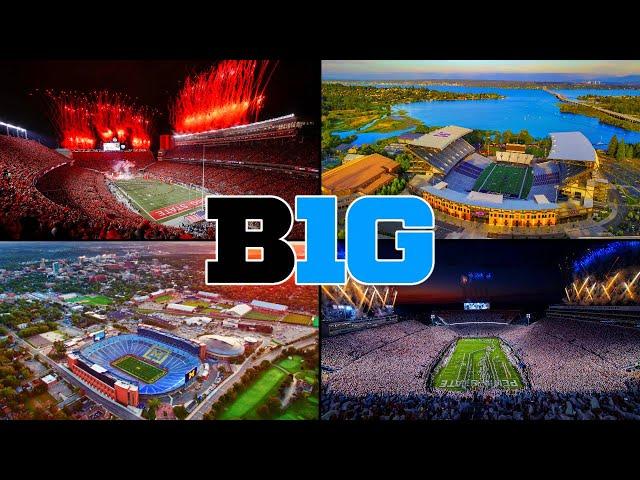 Big 10 Football Stadiums RANKED!