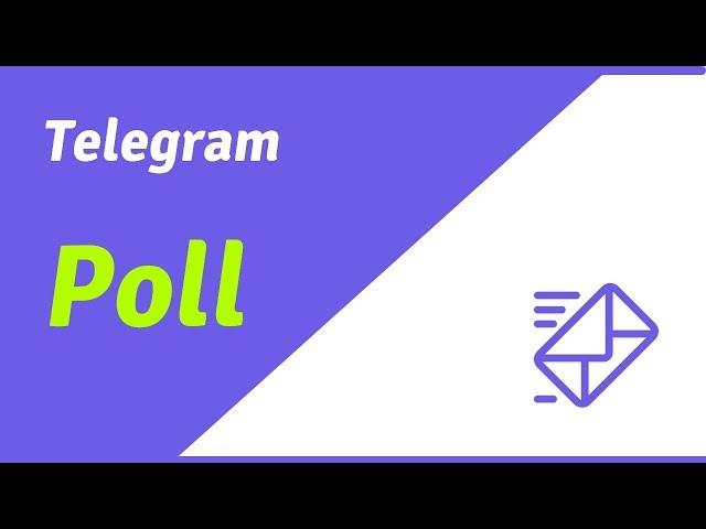 How to create poll in telegram 2019