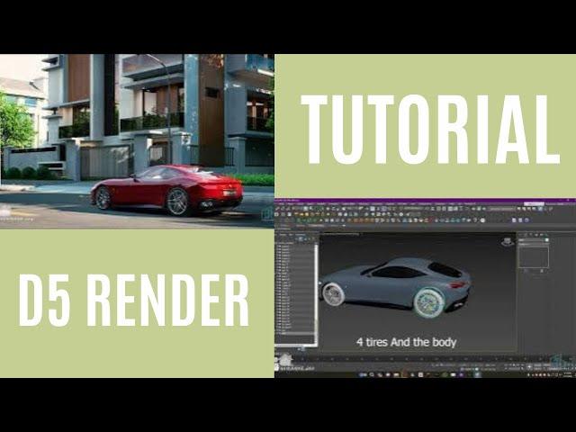 D5 Render Realistic Car Animation Full Tutorial | Sketchup - 3ds max - D5 | How to