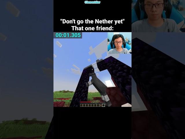 Minecraft Friend Moment