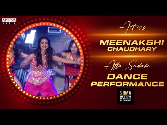 Actress Meenakshi Chaudhary Dance Performance For Atta Sudake Song @ SIIMA Awards