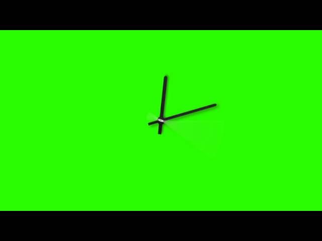 Green Screen Clock Hands Sped Up - Footage PixelBoom