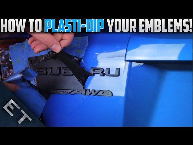 How To Plasti Dip Emblems/Badges on Your Car | Step By Step Guide