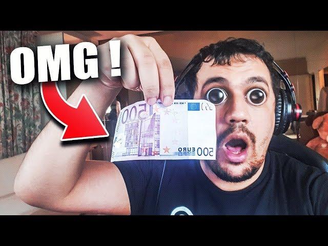 MON 1ER BILLET DE 500 EURO ASMR