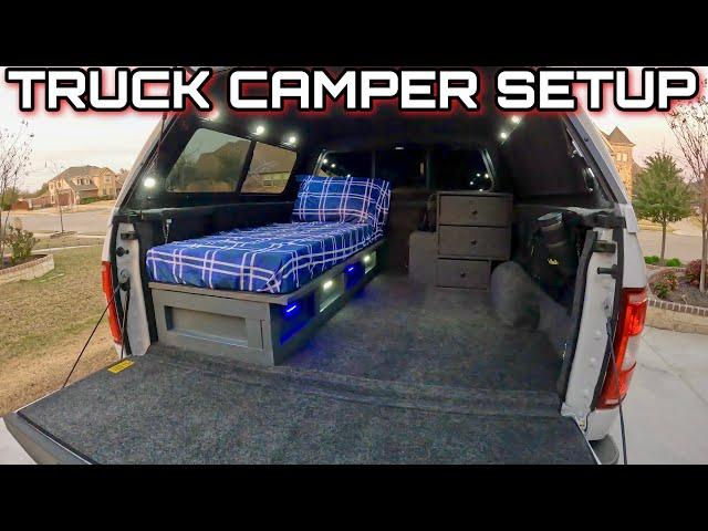 Complete! Truck Camping Setup. 2020 Ford F-150