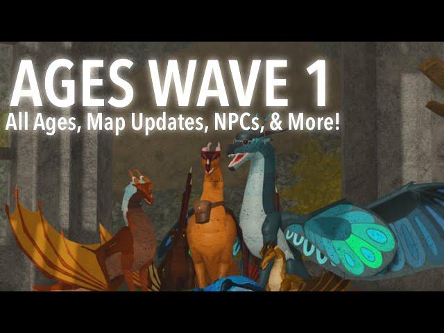 AGES WAVE 1 UPDATE | NEW AGES, MAP UPDATES, NPCs, & MORE! | WoF Beta Roblox Development