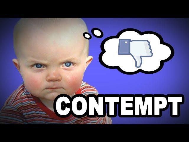 Learn English Words: CONTEMPT - Meaning, Vocabulary with Pictures and Examples