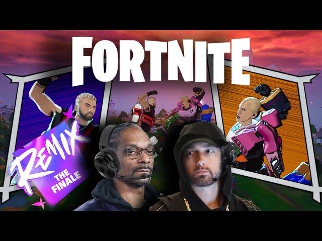 Eminem & Snoop Dogg React to the Fortnite Remix Finale Live Event!