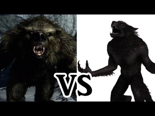 Fun With Skyrim 4 20 Werebears vs 20 Werewolves