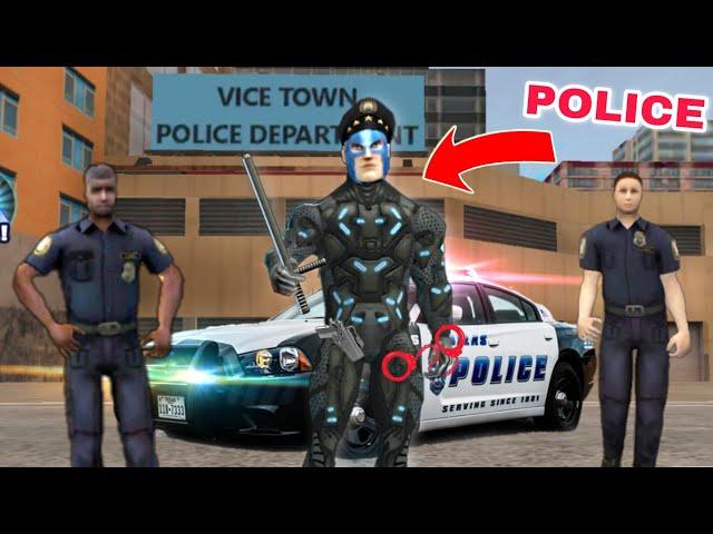 I Became A POLICE OFFICER | Rope Hero Vice Town | Zaib